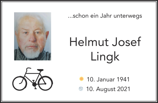Traueranzeige von Helmut Josef Lingk 