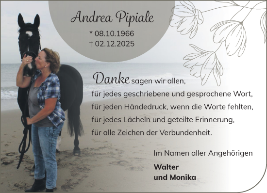 Traueranzeige von Andrea Pipiale von NNA